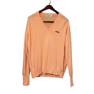 Vintage Sahara Fine Active Sportswear Sweater V-Neck XL Auburn Tigers USA Made